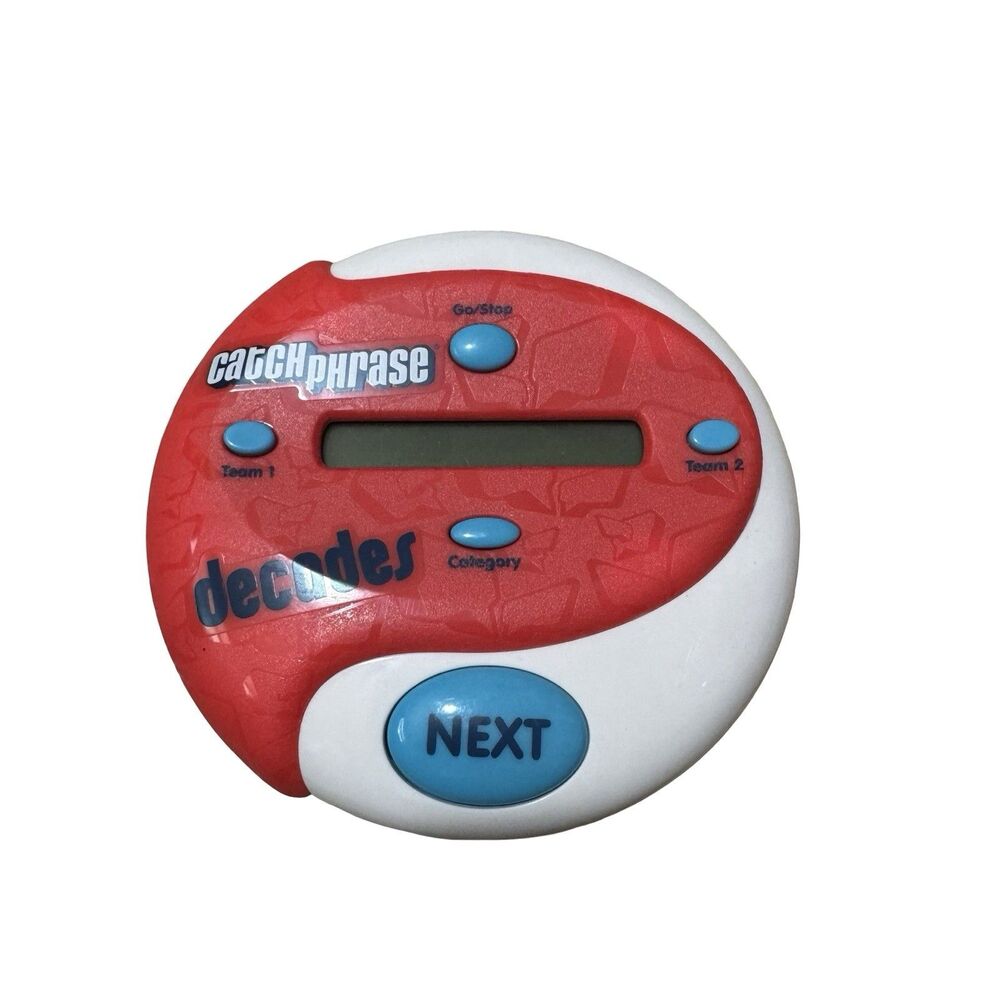 Catch Phrase Decades Electronic Handheld Game 2013 Hasbro Tested & Works